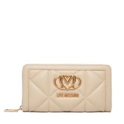 Portfel LOVE MOSCHINO. Brązowe portfele damskie Love Moschino, bez wzorów. Za 529.99 zł.