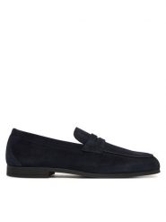 Tommy Hilfiger Loafersy Flexible Slim Suede Loafer FM0FM05745 Niebieski. Niebieskie mokasyny męskie Tommy Hilfiger, ze skóry. Za 649.99 zł.