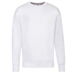 Lekka Męska Bluza Z Kapturem. Białe bluzy męskie Fruit of the Loom, m, bez wzorów, z kapturem. Za 55.99 zł.