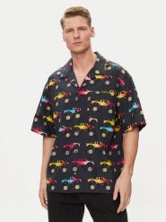 Hugo Koszula Egeeno 50514182 Czarny Oversize. Czarne koszule męskie Hugo, l, bez wzorów, z bawełny, bez kołnierzyka, bez ramiączek. Za 259.99 zł.