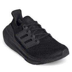 Buty do biegania adidas. Czarne obuwie sportowe damskie Adidas, bez wzorów, do biegania. Za 549.99 zł.