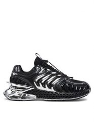 Plein Sport Sneakersy FACS USC0434 STE003N Czarny. Czarne buty sportowe męskie Plein Sport, ze skóry, bez zapięcia. Za 1,128.00 zł.