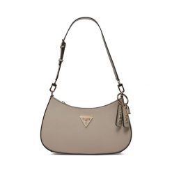 Torebka Guess. Brązowe torebki do ręki damskie Guess, z aplikacjami, klasyczne, bez dodatków. Za 389.99 zł.