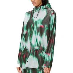 Kurtka RAINS JACKET V3 Zielony. Zielone kurtki męskie Rains, m, bez wzorów, z syntetyku, bez kaptura. Za 404.51 zł.