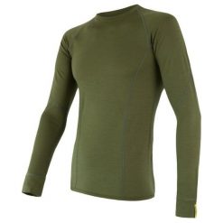 Sensor koszulka termoaktywna z długim rękawem Merino Wool Active M safari XXL. Koszulki sportowe męskie Sensor, m, bez wzorów, z materiału, bez kołnierzyka, bez ramiączek, outdoorowe. Za 215.00 zł.