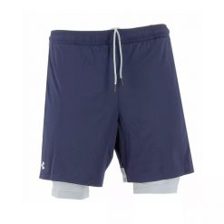 Męskie spodenki Under Armour Tech Vent 2w1 Short Blue. Niebieskie buty sportowe męskie Under Armour, z dzianiny, bez zapięcia, na fitness i siłownię. Za 285.99 zł.