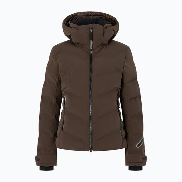Kurtka narciarska damska BOGNER FIRE+ICE Tec-Sael. Brązowe kurtki damskie bez wzorów, z elastanu, bez kaptura, narciarskie. Za 2,199.00 zł.