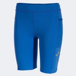 Legginsy Joma Elite X niebieskie do biegania. Niebieskie krótkie spodenki sportowe męskie Joma, bez wzorów, z poliamidu, do biegania. Za 287.50 zł.