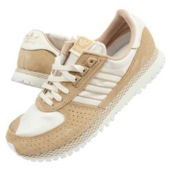 Buty adidas City Marathon GX9011 beżowy. Brązowe obuwie sportowe damskie bez wzorów, do biegania. Za 365.58 zł.