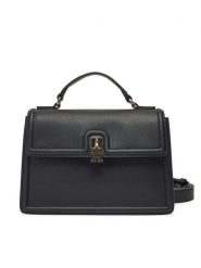 Tommy Hilfiger Torebka Th Eternity Mini Satchel AW0AW17176 Czarny. Czarne torebki do ręki damskie Tommy Hilfiger, bez wzorów, ze skóry, bez dodatków. Za 349.99 zł.
