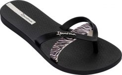 Ipanema Klapki japonki damskie Ipanema Kirei Chic czarne 83673-BN986 40. Czarne klapki damskie Ipanema, bez wzorów, sportowe, bez obcasa. Za 92.43 zł.