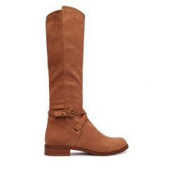 Kozaki MICHAEL Michael Kors. Brązowe kozaki damskie MICHAEL Michael Kors, bez obcasa, na płaskiej podeszwie. Za 1,239.00 zł.