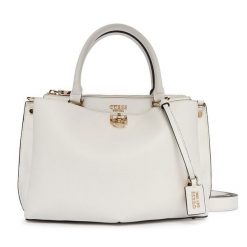 Torebka Guess. Białe torebki do ręki damskie Guess, z aplikacjami, bez dodatków. Za 749.99 zł.