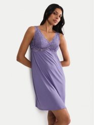 Triumph Koszula nocna Timeless Sensuality 10227238 Fioletowy Regular Fit. Fioletowe koszule nocne damskie Triumph, bez wzorów, z lyocellu. Za 189.99 zł.