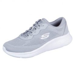 Buty do chodzenia damskie Skechers Skech Lite Pro Perfect Time. Niebieskie obuwie sportowe damskie Skechers, bez wzorów, z materiału, trekkingowe, Skechers Sport. Za 476.00 zł.
