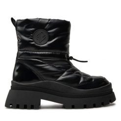 Botki Aldo. Czarne botki damskie Aldo, bez obcasa, na płaskiej podeszwie, bez zapięcia. Za 299.99 zł.