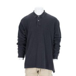 Second life - Polo Ralph Lauren koszulka męska z długim rękawem - Jak nowy. Szare bluzki z długim rękawem męskie Ralph Lauren, l, bez wzorów, z materiału, casualowe, bez kołnierzyka. Za 127.76 zł.