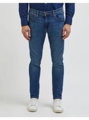 LEE MĘSKIE SPODNIE JEANSOWE LUKE PEACE TRAIN 112342254 L719015517. Czarne jeansy męskie Lee, l, bez wzorów, z bawełny, klasyczne. W wyprzedaży za 179.99 zł.