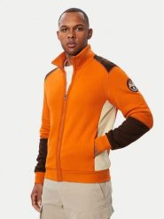 Napapijri Bluza B-Archive NP0A8AFN Pomarańczowy Regular Fit. Brązowe bluzy męskie Napapijri, m, bez wzorów, z bawełny, bez kaptura. Za 749.99 zł.