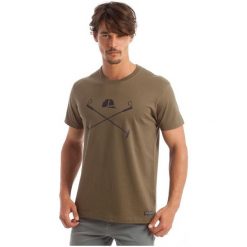 Polo Club C.H..A T-Shirt Męski M Khaki. Brązowe koszulki polo męskie Polo Club C.H..A, z bawełny. W wyprzedaży za 119.00 zł.
