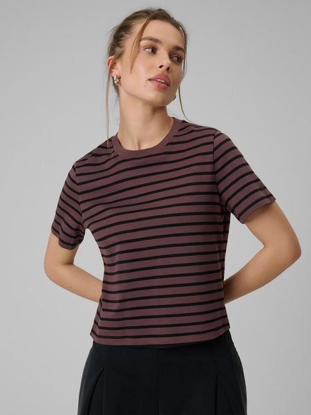 4F T-shirt regular gładki damski - brązowy L. Brązowe t-shirty damskie 4f, l, bez wzorów, z bawełny, bez kołnierzyka. Za 69.99 zł.