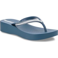 Japonki IPANEMA - Mesh III Plat Fem 82285 Blue 21119. Niebieskie klapki damskie Ipanema, z materiału. Za 89.99 zł.