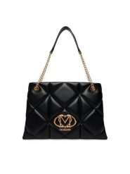 LOVE MOSCHINO Torebka JC4040PP1PLC0000 Czarny. Czarne torebki do ręki damskie Love Moschino, bez wzorów, ze skóry, bez dodatków. Za 1,099.00 zł.