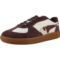 Buty PUMA YELLOW PALERMO COW Brązowy. Brązowe obuwie sportowe damskie Puma, bez wzorów, ze skóry, trekkingowe. Za 453.99 zł.