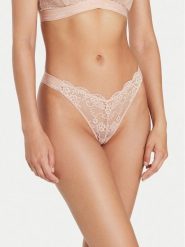 Guess Stringi O4YE01 PZ01C Brązowy. Brązowe stringi damskie Guess, xl, z aplikacjami, z syntetyku. Za 109.99 zł.