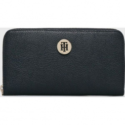 Tommy Hilfiger - Portfel. Czarne portfele damskie Tommy Hilfiger, z materiału. Za 299.90 zł.