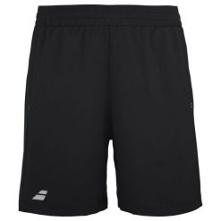Spodenki sportowe chłopięce Babolat Play Short Boy. Czarne szorty dla chłopców BABOLAT, bez wzorów, z materiału, sportowe. Za 119.99 zł.
