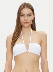 LAUREN RALPH LAUREN Góra od bikini 20401045 Biały. Białe bikini damskie Lauren Ralph Lauren, bez wzorów. Za 319.99 zł.