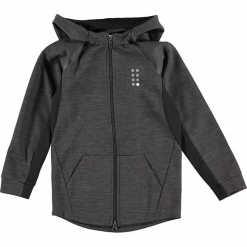 Bluza "Sebastian 703" w kolorze ciemnoszarym. Bluzy dla chłopców marki bonprix. W wyprzedaży za 122.95 zł.