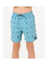 Spodenki surfingowe dla dzieci Rip Curl Fun Times Volley-Boy Niebieski. Niebieskie kąpielówki dla chłopców Rip Curl, bez wzorów, z materiału. Za 90.00 zł.