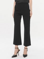 Max Mara Leisure Spodnie materiałowe Glasgow 2416781017 Czarny Regular Fit. Czarne spodnie materiałowe damskie Max Mara Leisure, l, bez wzorów, z materiału. Za 479.99 zł.