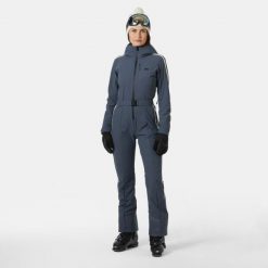 Damski kombinezon narciarski Helly Hansen Avanti. Szare spodnie snowboardowe damskie Helly Hansen, na zimę, bez wzorów, sportowe, narciarskie. W wyprzedaży za 2,557.00 zł.