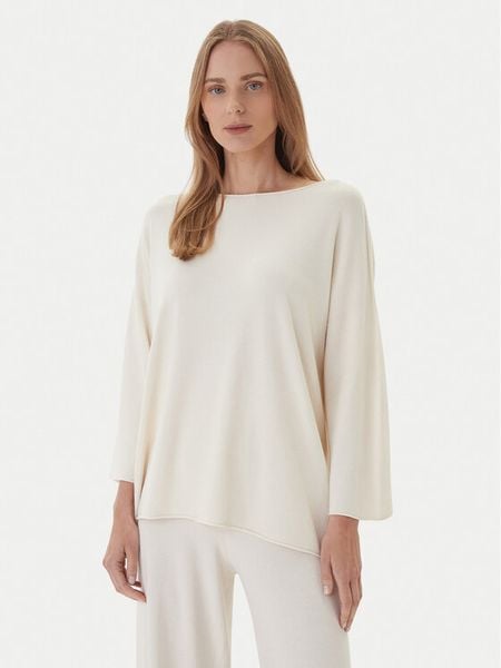 Kontatto Sweter 3M0801C Écru Regular Fit. Swetry damskie Kontatto, m, bez wzorów, z syntetyku, bez kołnierzyka, bez ramiączek, bez kaptura. Za 209.99 zł.