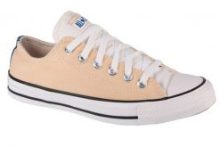 Buty sportowe do chodzenia damskie, Chuck Taylor All Star. Brązowe obuwie sportowe damskie Converse, bez wzorów, z materiału, trekkingowe. Za 259.99 zł.