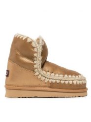 Mou Śniegowce Eskimo18 FW101001B Brązowy. Brązowe kozaki damskie Mou, ze skóry. Za 1,009.00 zł.