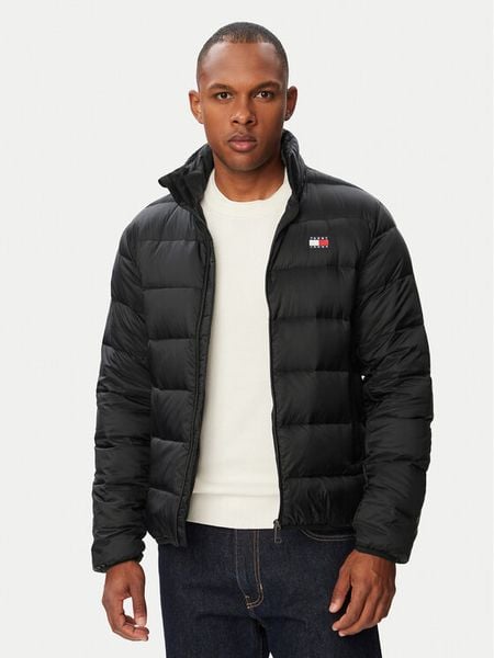Tommy Jeans Kurtka puchowa DM0DM23231 Czarny Regular Fit. Czarne kurtki męskie Tommy Jeans, m, bez wzorów, z jeansu, bez kaptura. Za 685.99 zł.