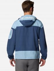 Columbia Challenger II Windbreaker Jacket 2071553478 Granatowe L. Kurtki męskie Columbia, l, bez wzorów, bez kaptura. Za 253.92 zł.