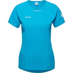 Koszulka szybkoschnąca damska Mammut Aenergy FL T-Shirt. Niebieskie t-shirty damskie Mammut, s, bez wzorów, casualowe, bez kołnierzyka. Za 356.99 zł.