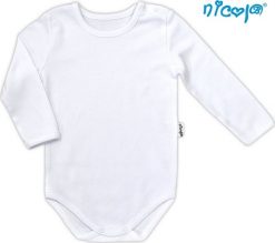 NICOL 010 01 Body niemowlęce wyprawka Gładkie dł.rękaw 80. Body niemowlęce NICOL, bez wzorów, bez ramiączek. Za 21.99 zł.