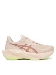 Asics Buty do biegania Novablast 6 1012C008 Beżowy. Brązowe obuwie sportowe damskie Asics, bez wzorów, z meshu, do biegania. Za 709.99 zł.