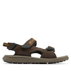 Sandały Columbia. Brązowe sandały męskie Columbia, bez zapięcia. Za 209.99 zł.