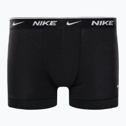 Bokserki męskie Nike Everyday Cotton Stretch Trunk 2. Czarne bokserki męskie Nike, m, bez wzorów. Za 99.99 zł.