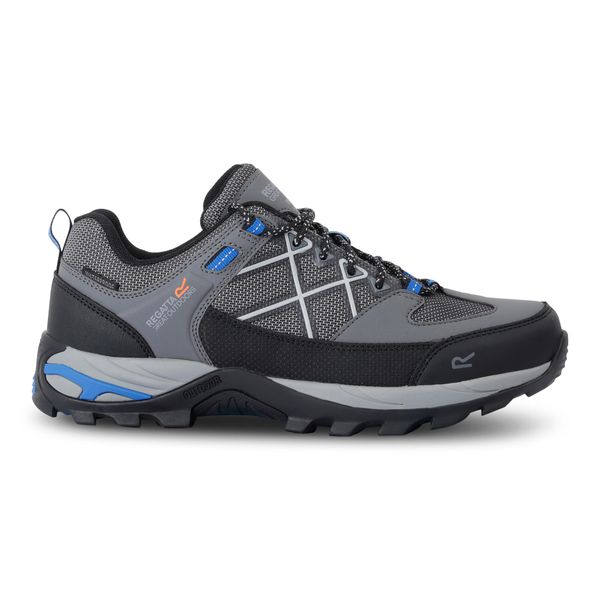 Buty turystyczne męskie Samaris III Low. Niebieskie trekkingi męskie Regatta, trekkingowe. Za 354.50 zł.