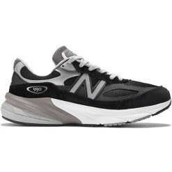 Buty męskie New Balance M990BK6 – czarne. Czarne buty sportowe męskie New Balance, z dresówki, bez zapięcia, do biegania. Za 1,249.99 zł.