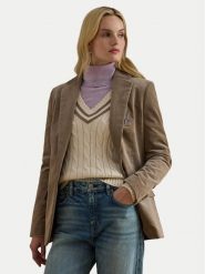 LAUREN RALPH LAUREN Marynarka 200956574003 Beżowy Regular Fit. Brązowe żakiety damskie Lauren Ralph Lauren, bez wzorów, z bawełny. Za 1,599.00 zł.