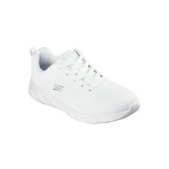 Buty SKECHERS BOBS B FLEX LO COOL EASE Biały. Białe obuwie sportowe damskie Skechers, trekkingowe. Za 242.99 zł.
